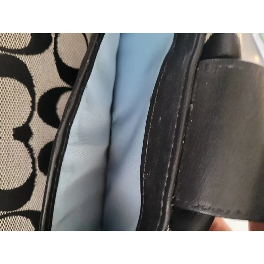 Coach Logo Bifold Wallet with Checkbook.